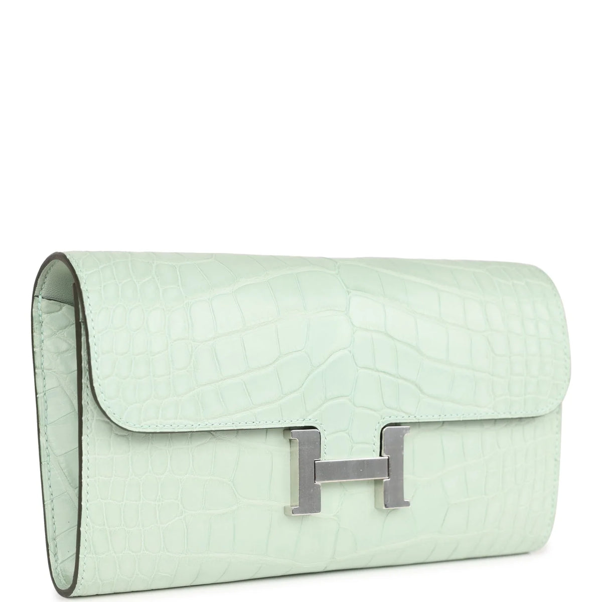 Vert D'eau Matte Alligator Wallet X373