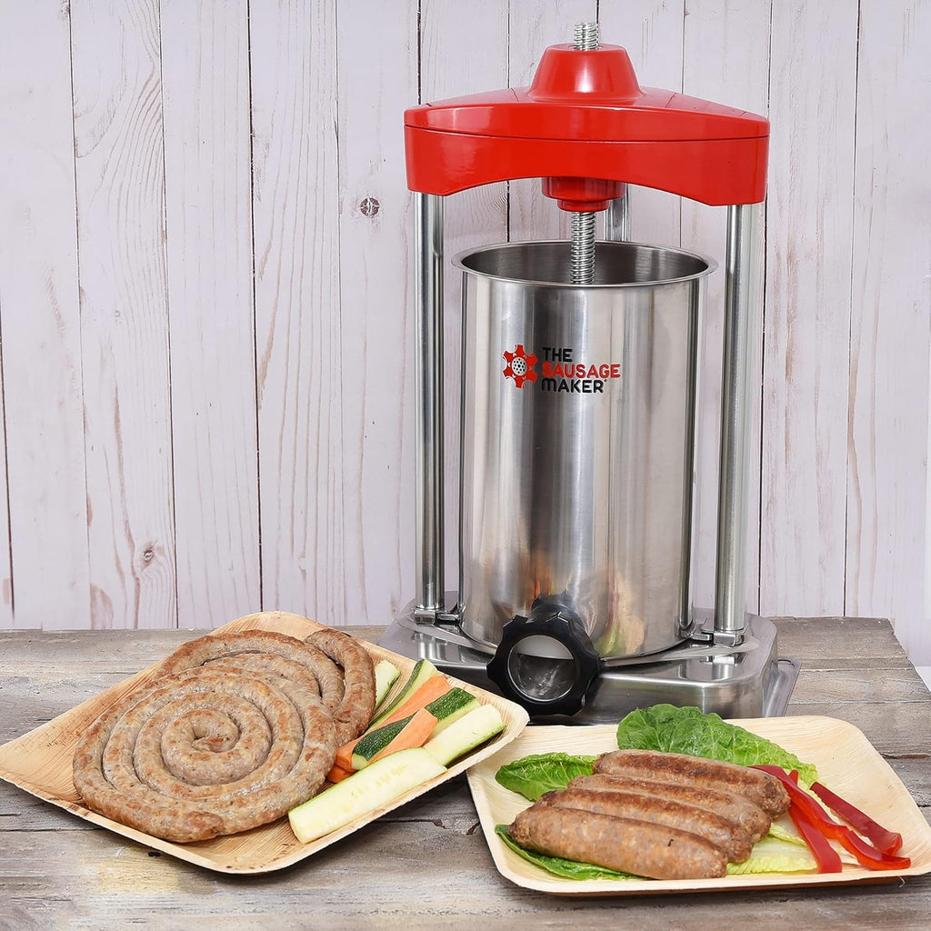 10 lb. Heavy Duty Vertical Sausage Stuffer with Stainless Steel Frame R968467