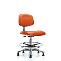 Orange Drafting Chair O707