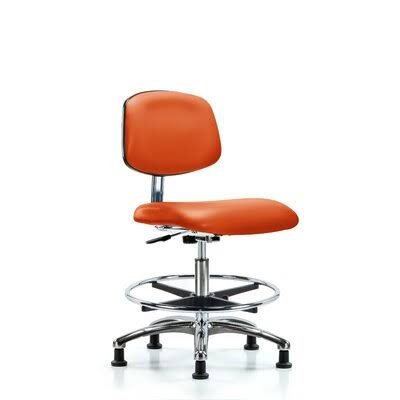 Orange Drafting Chair O707