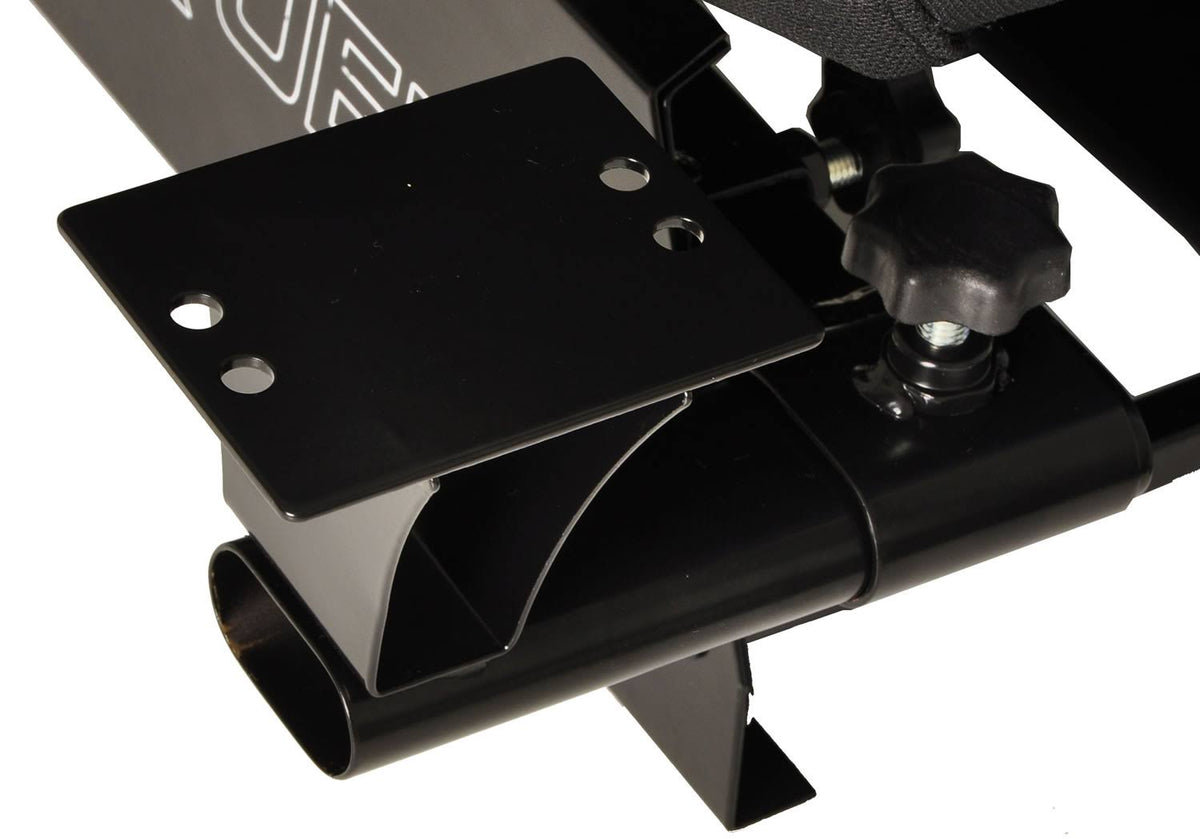Gray Racing Simulator Cockpit Reclinable Seat with Gear Shifter Mount O23006