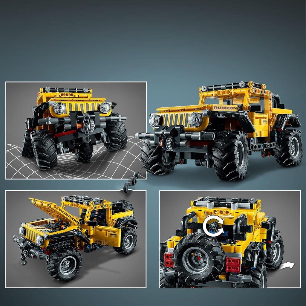 LEGO Technic Jeep Wrangler 4x4 Toy Car 42122 Model Building Kit D4879