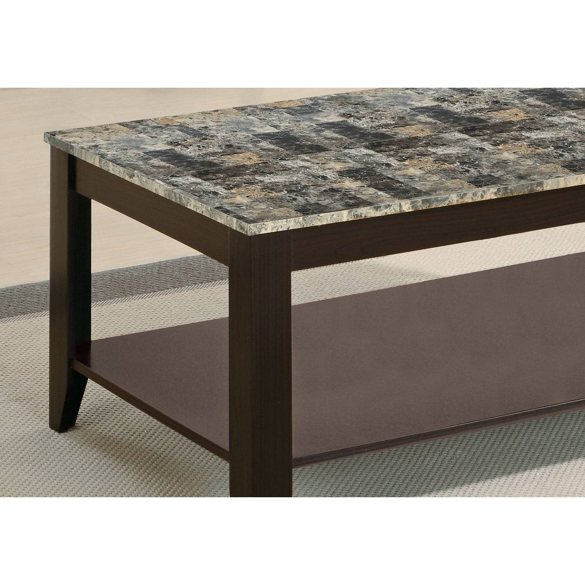 Brown Wood 3 Piece Table Set B366694