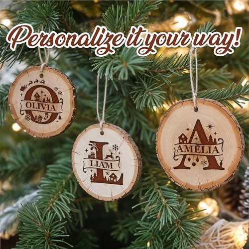 Personalized Wood Christmas Ornament Z156