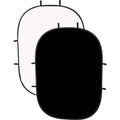 Collapsible Background 5 x 7' Black/White U53335