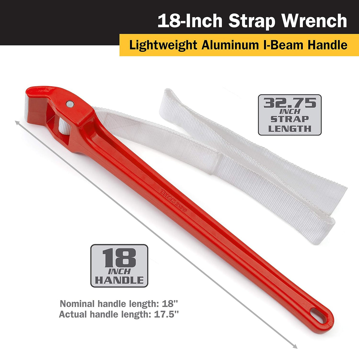 18 Strap Wrench Pack of 2 B676