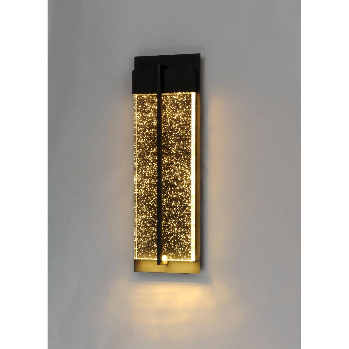 Black LED Outdoor Wall Sconce D54633