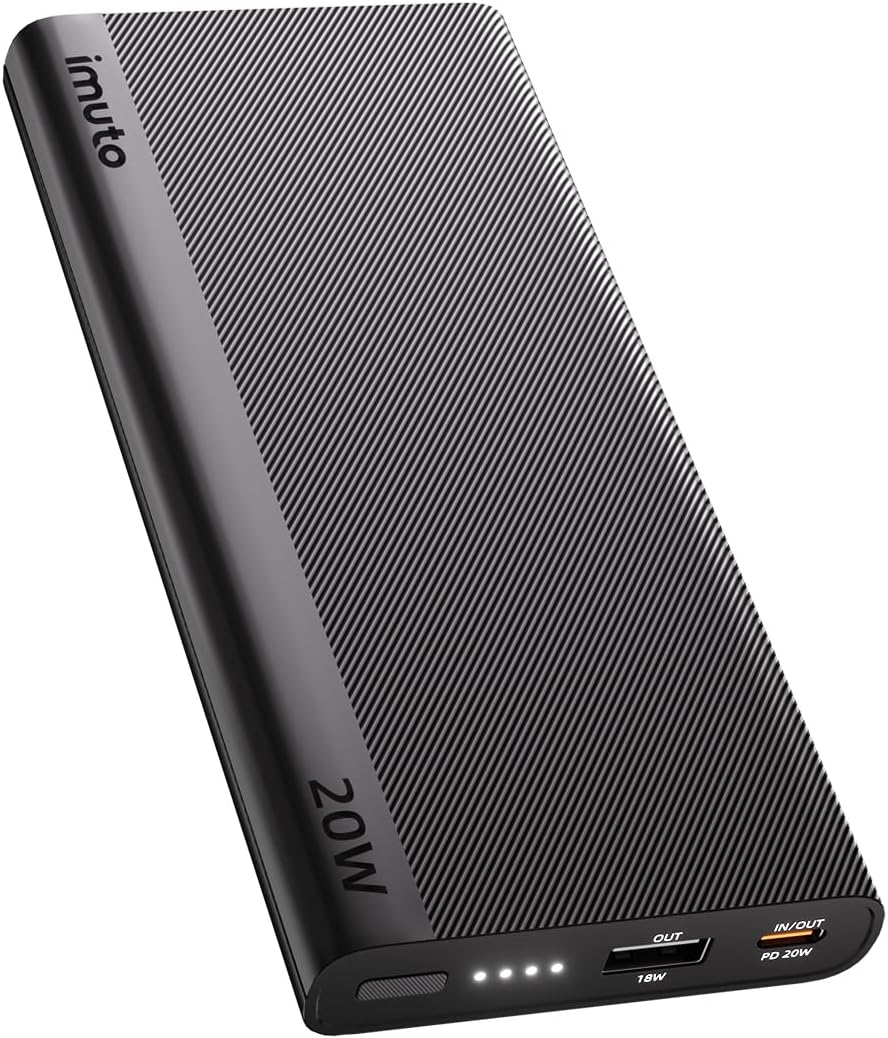 Slim 10000mAh USB C Power Bank F639841
