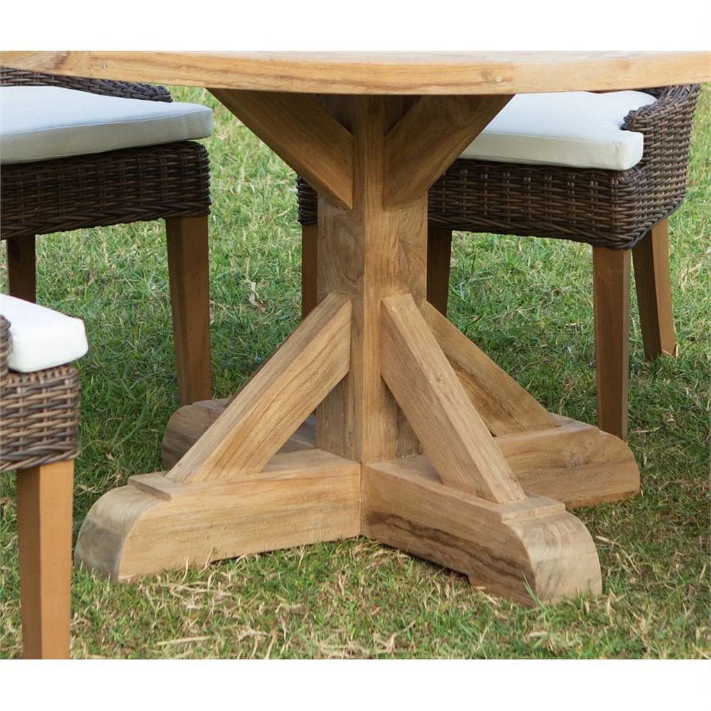 Wood Round Dining Table F32866