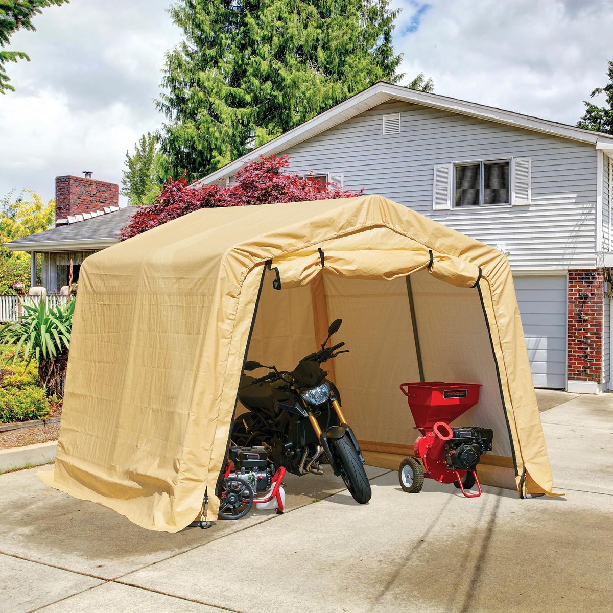 10 ft. x 10 ft. Portable Shed T340
