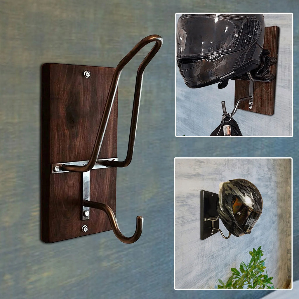 Motorcycle Helmet Rack & Jacket Hook K46230
