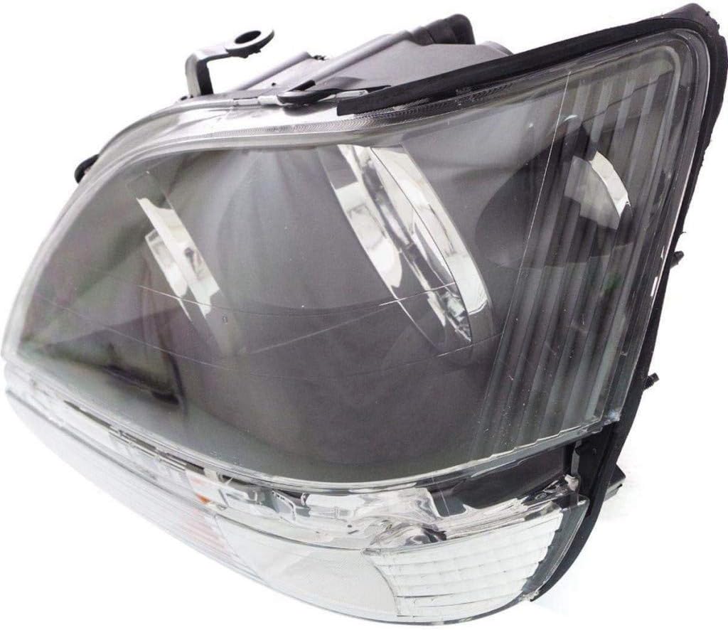 Headlight Assembly Black Bezel Passenger Side Y258895