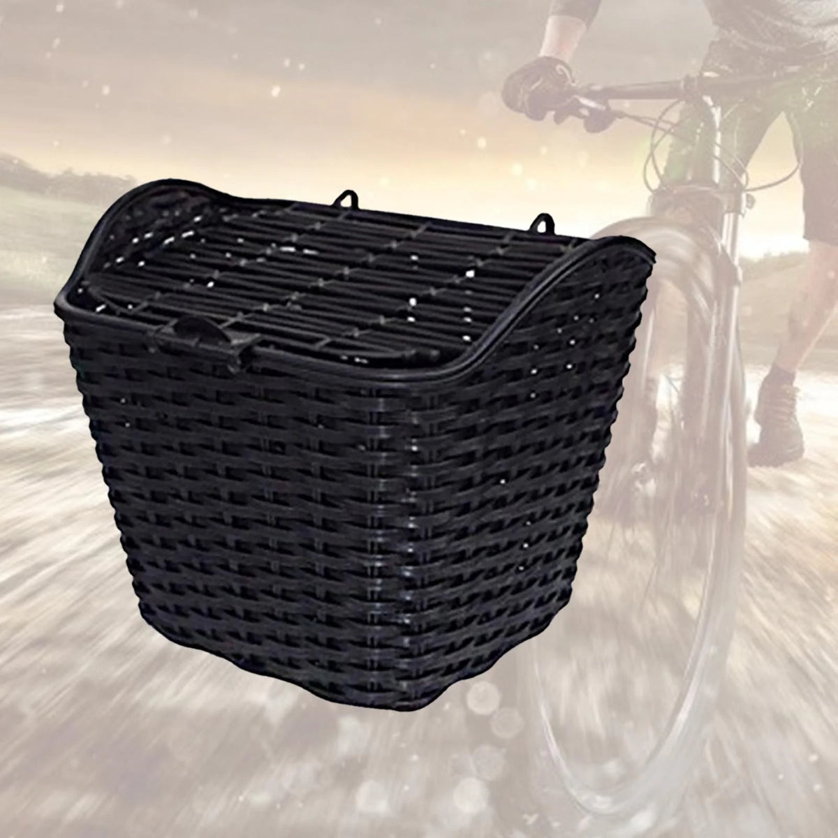 Electric Bike Basket with Cover J658