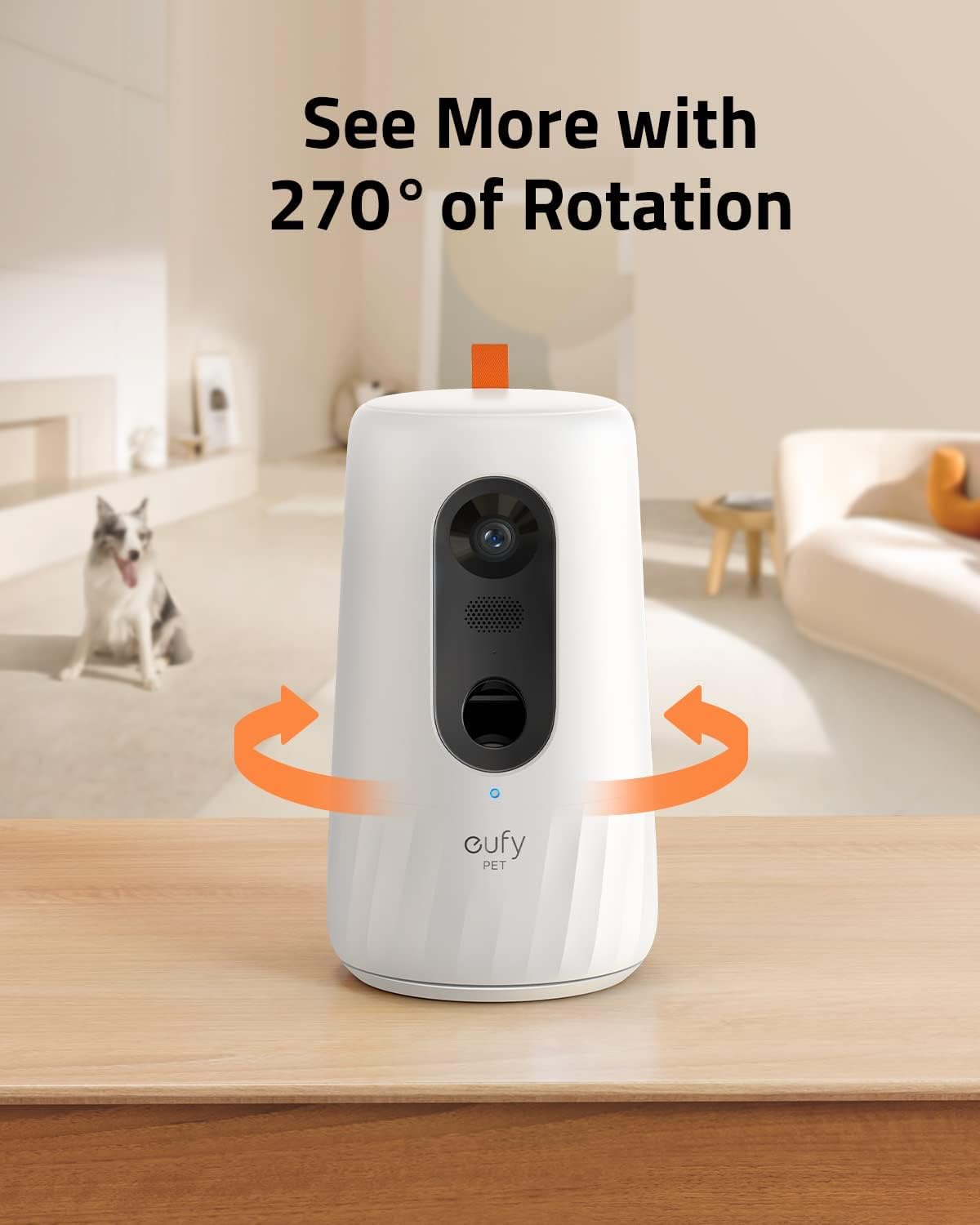 1080p Pet Camera with Treat Tossing, Night Vision, 2-Way Audio V87943