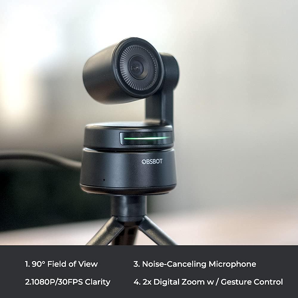 Full HD 1080p PTZ Webcam with Dual Omni-Directional Mics H35085