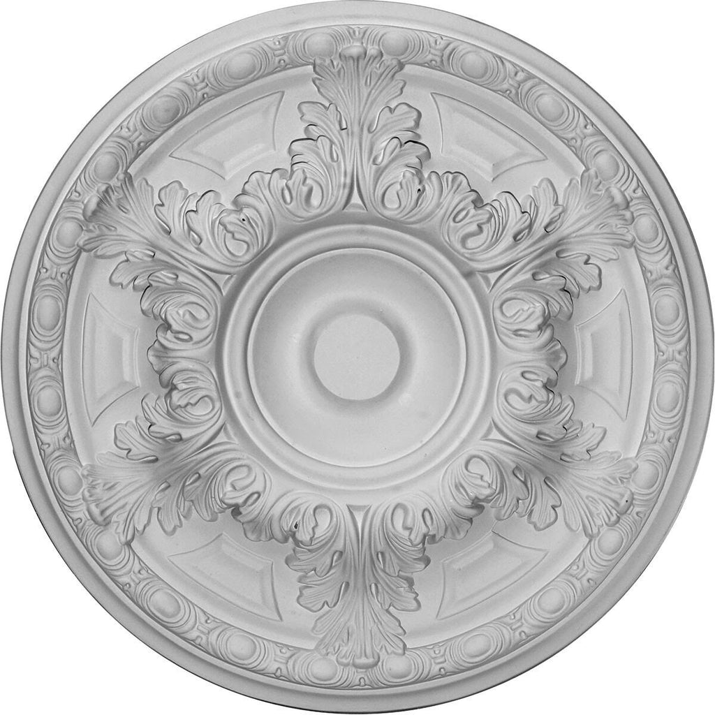 19 inch x 1 1/2 inch Hand-Painted Ceiling Medallion W82611