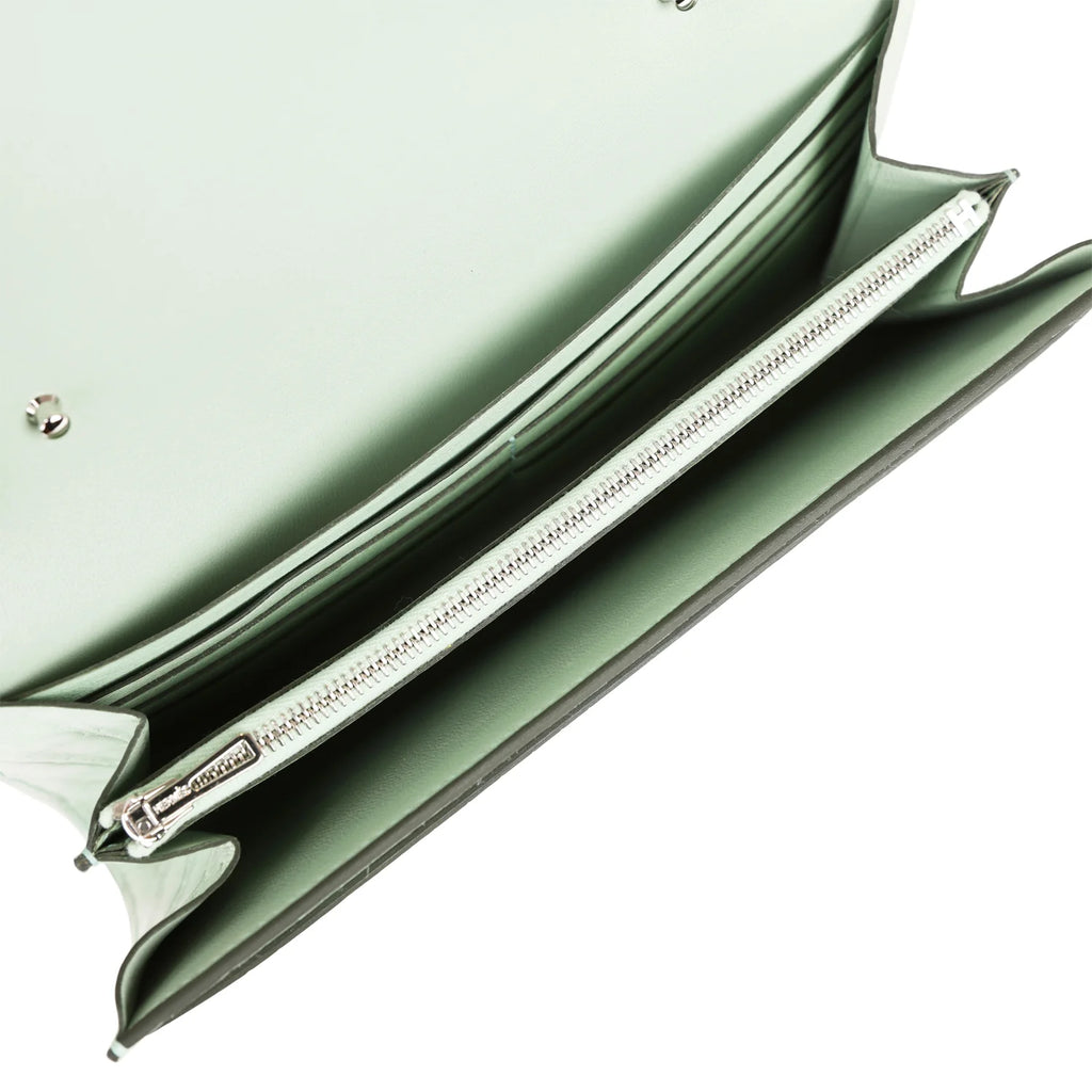 Vert D'eau Matte Alligator Wallet X373