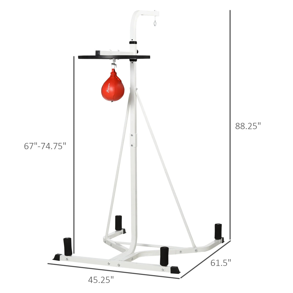 Adjustable Punching Bag Stand with Weighted Base Q2809
