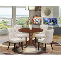 Mahogany Doeskin Dining Room Table Set of 4 R802774