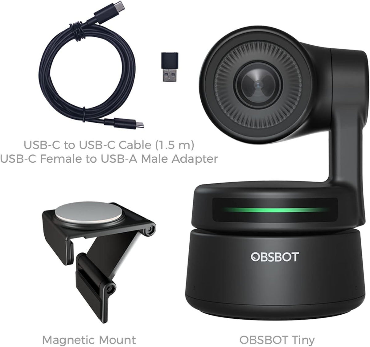 Full HD 1080p PTZ Webcam with Dual Omni-Directional Mics H35085