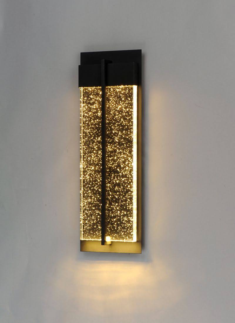 Black LED Outdoor Wall Sconce D54633