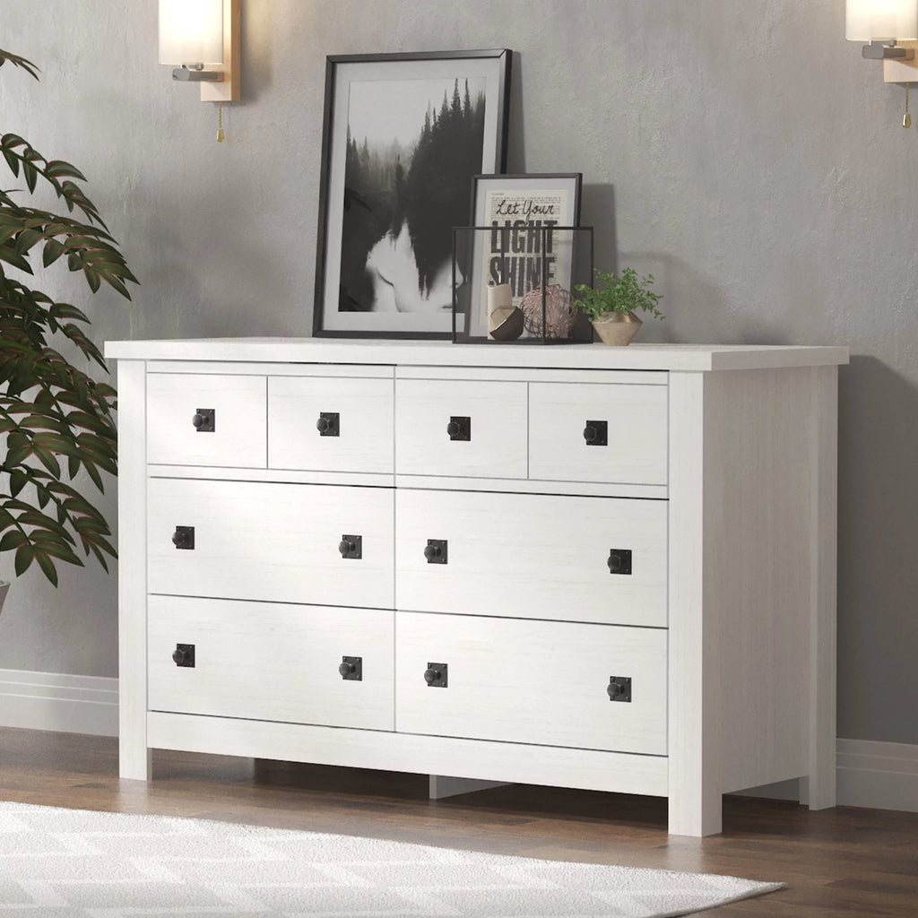 6 Drawer Driftwood Gray Dresser O228643