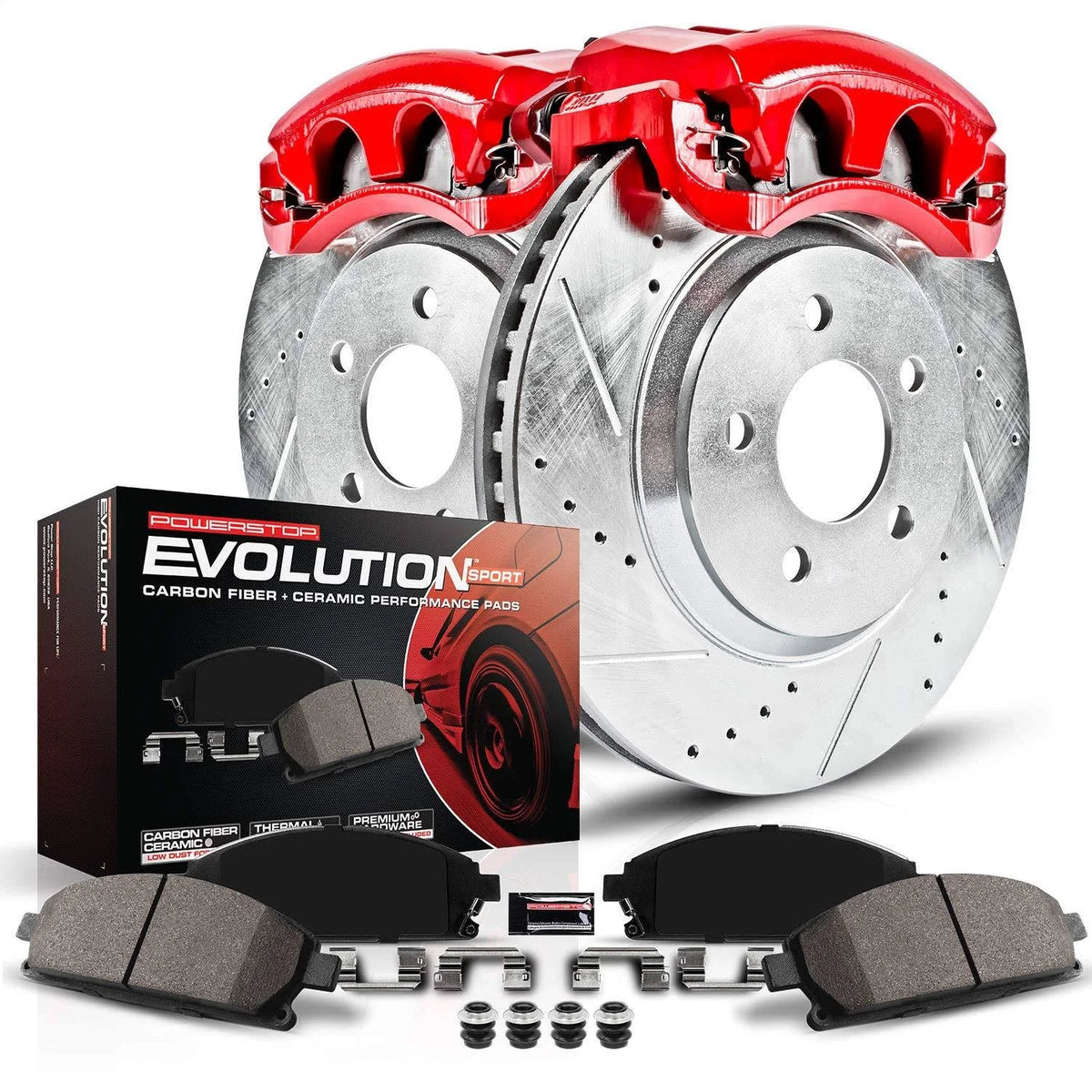 Rear Brake Kit with Calipers F2233