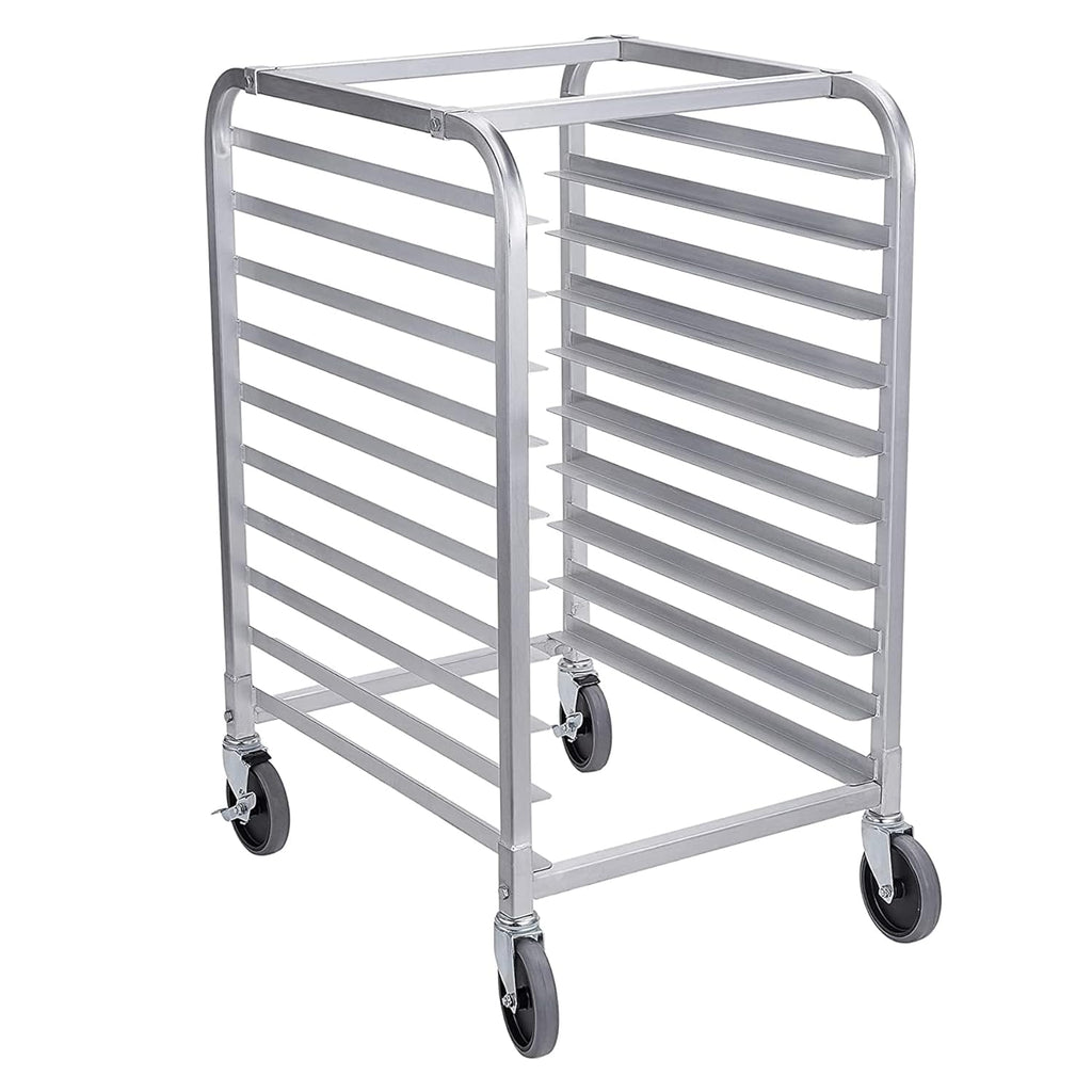 10 Tier Aluminum Bun Pan Rack with Wheels G760204