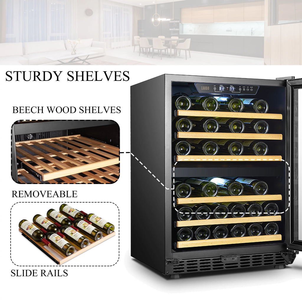 24 inch 44 Bottle Dual Zone Wine Cooler Q4937