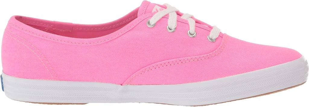 Neon Pink Canvas Lace Up Sneaker R708814