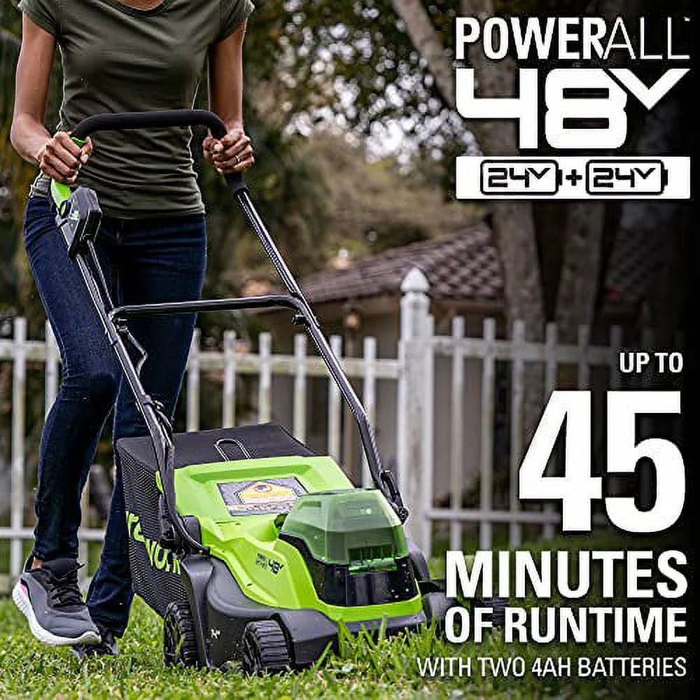 48V 14 Mower, 24V Axial Blower and 24V 10 String Trimmer Combo Z95567