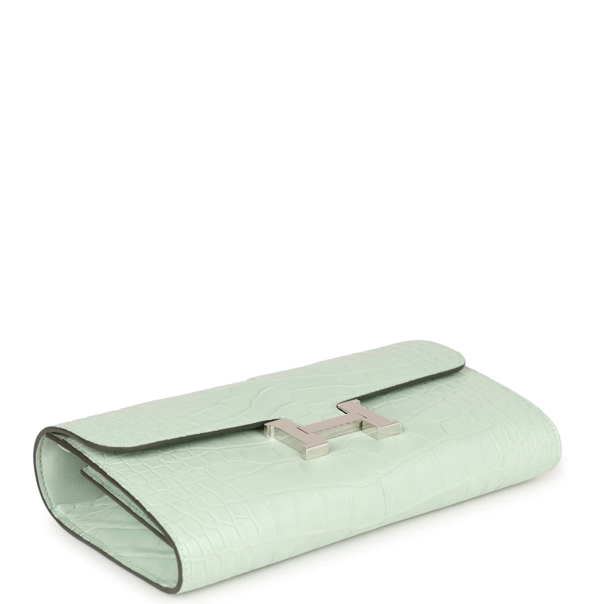 Vert D'eau Matte Alligator Wallet X373
