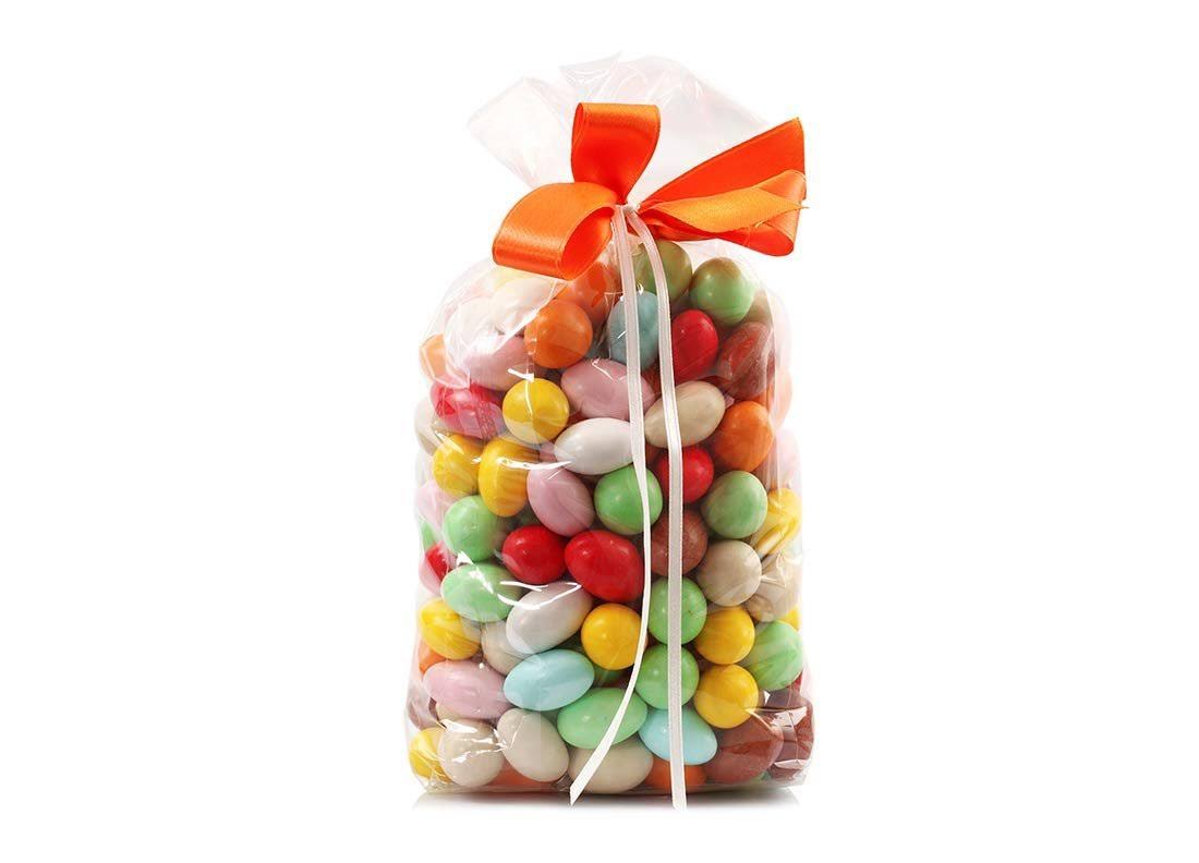 1000 Pack Clear Gusseted Poly Bags 1 Mil R55147