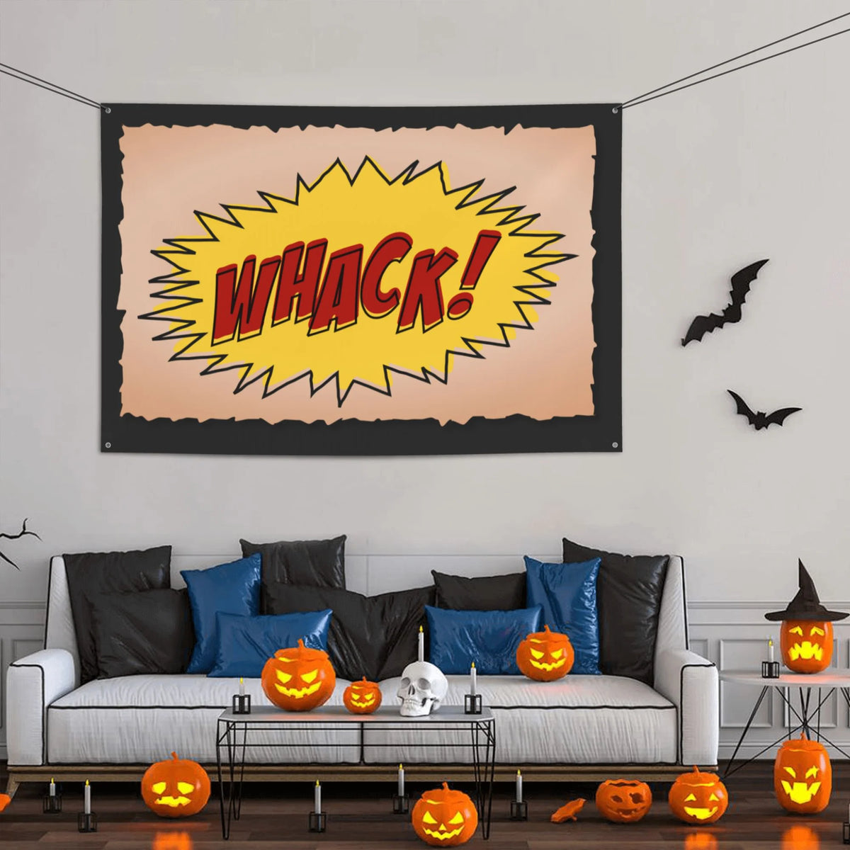 Comics Poster Hanging Banners Backdrop Festive Party Decor, 47 x 71 Inches P61092