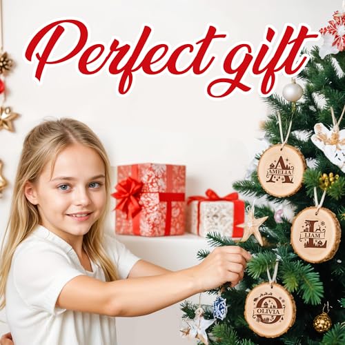 Personalized Wood Christmas Ornament Z156