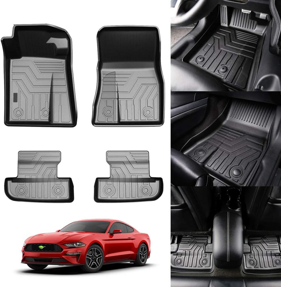 3D All Weather TPE Floor Mats 2 Row Liner Set C100349