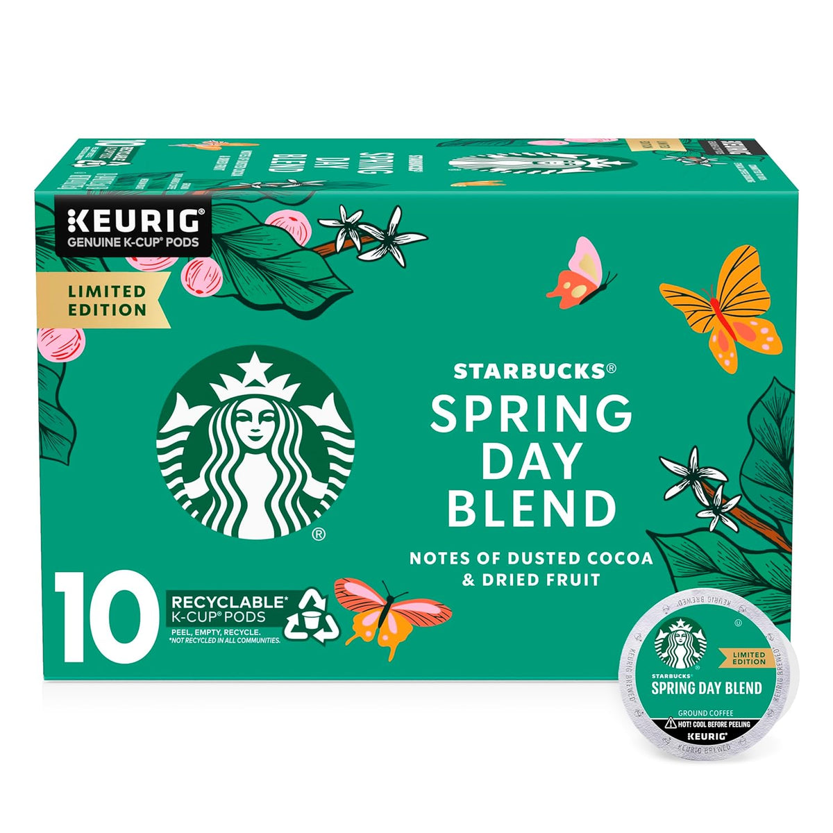 1 Box (10 Pods) Medium Roast Arabica Coffee Pods M8257