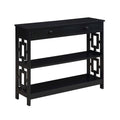 Black 1 Drawer Console Table Q487580