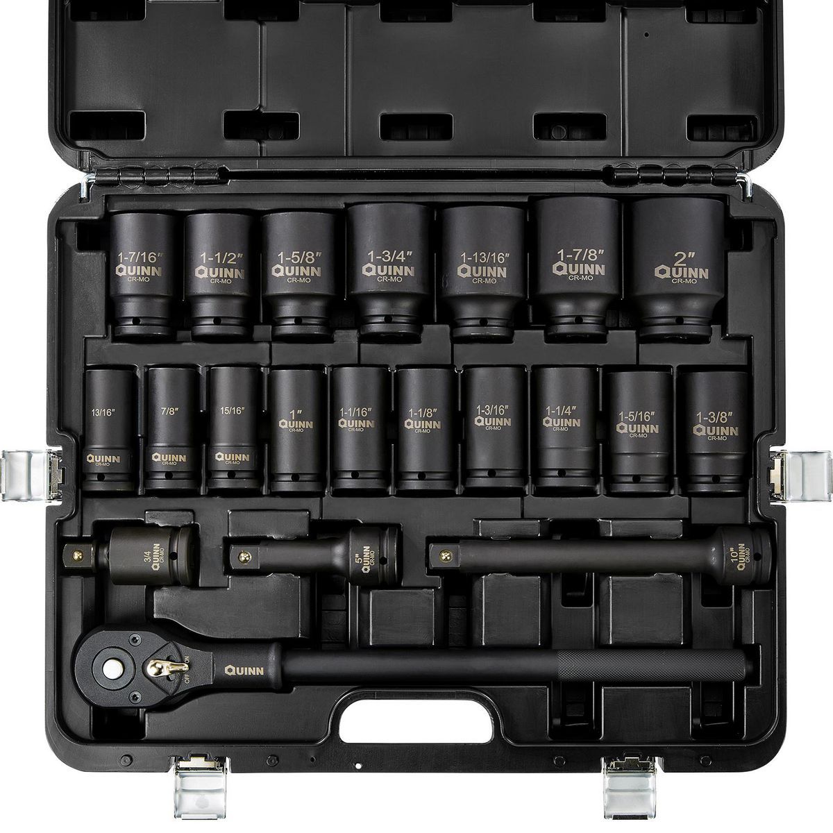 3/4 in. Drive SAE Ratchet and Deep Impact Socket Set, 21-Piece I760