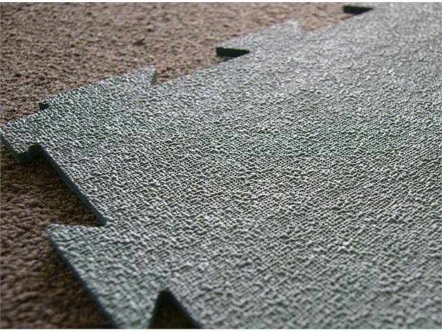 Blue Interlocking Rubber Flooring Tiles B744