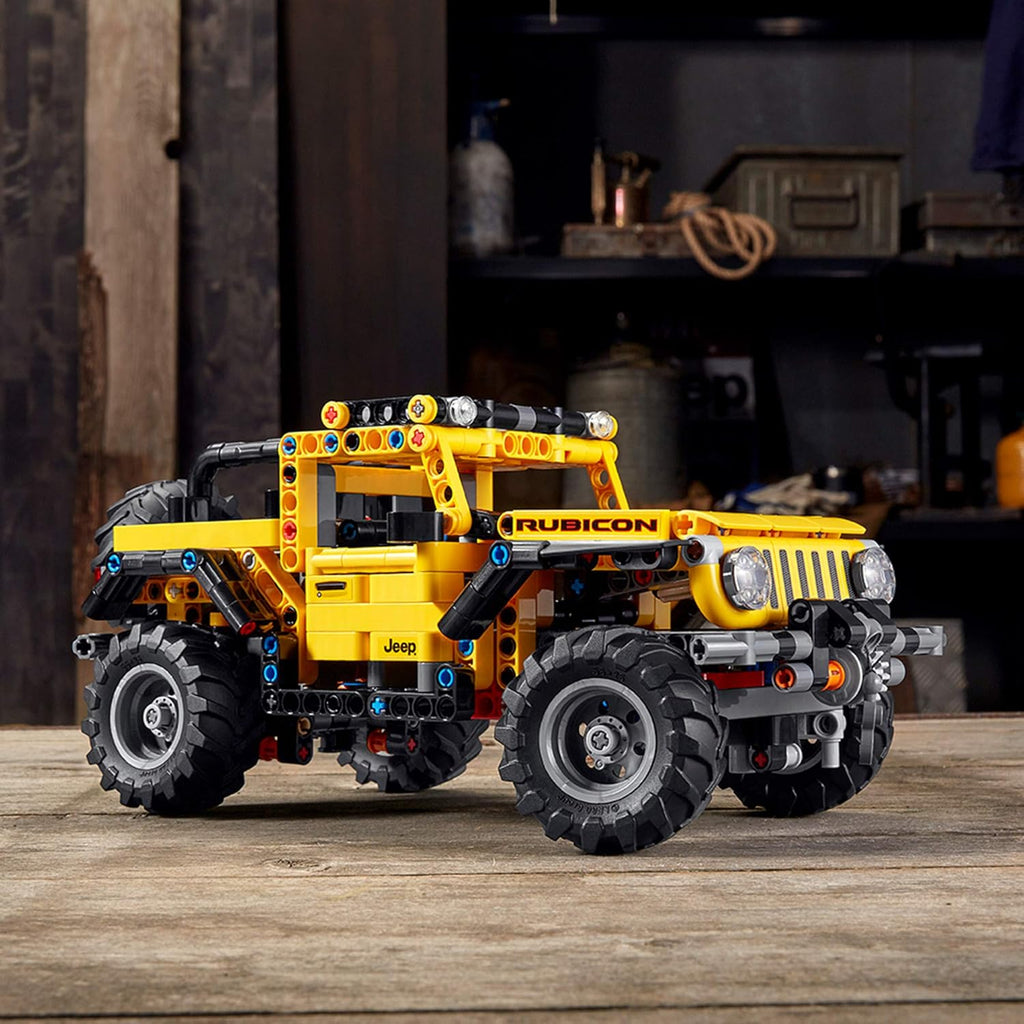 LEGO Technic Jeep Wrangler 4x4 Toy Car 42122 Model Building Kit D4879