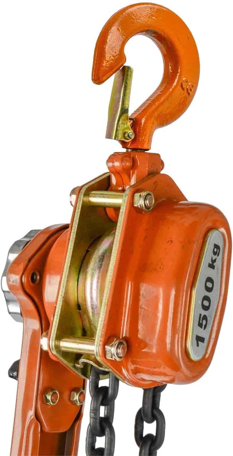 1.5-Ton Capacity 5 ft. Lift Lever Chain Hoist F26972