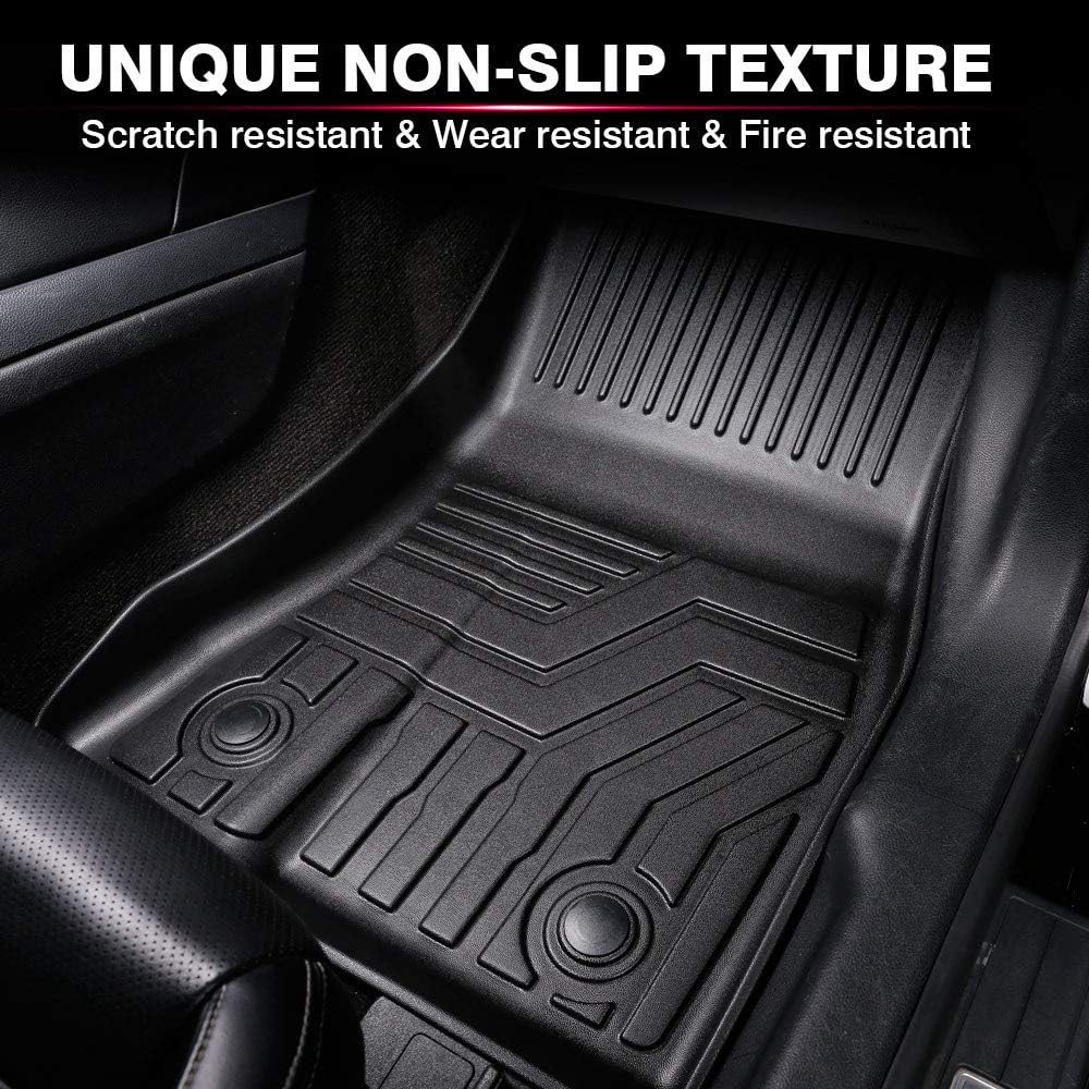 3D All Weather TPE Floor Mats 2 Row Liner Set C100349
