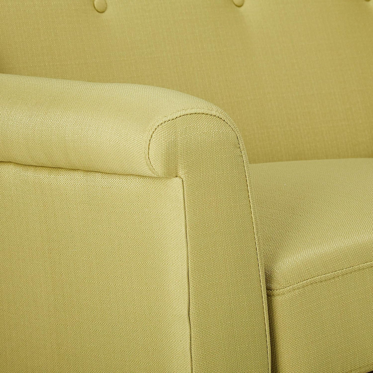 Light Green Fabric Sofa T9661