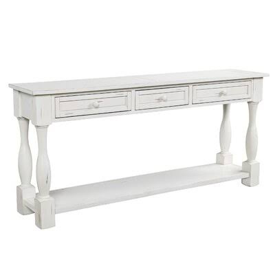 Antique White Console Table G493