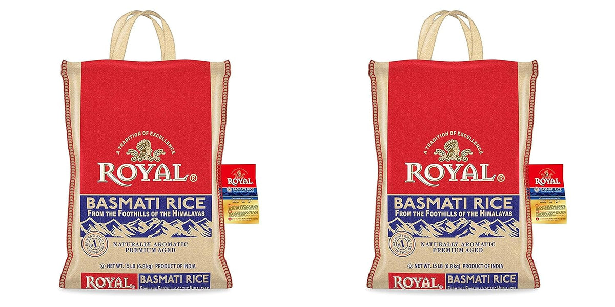 15-Pound Bag White Basmati Rice Set of 2 G55242