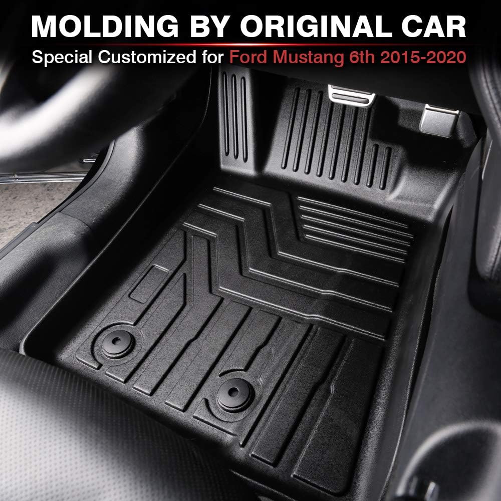 3D All Weather TPE Floor Mats 2 Row Liner Set C100349