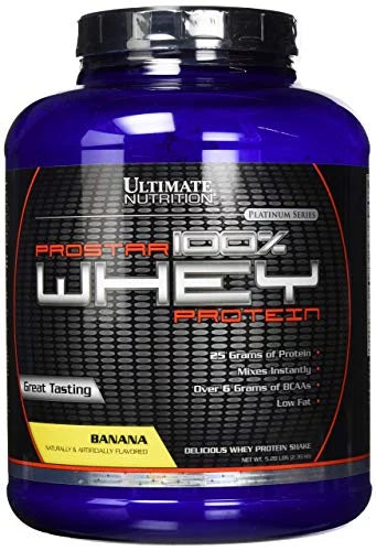 80 Servings Banana Whey Protein Powder Blend 5 Pounds T482066