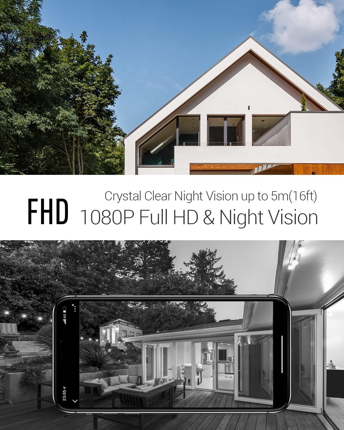 1080P Video Doorbell Camera with 2-Way Audio Z75745