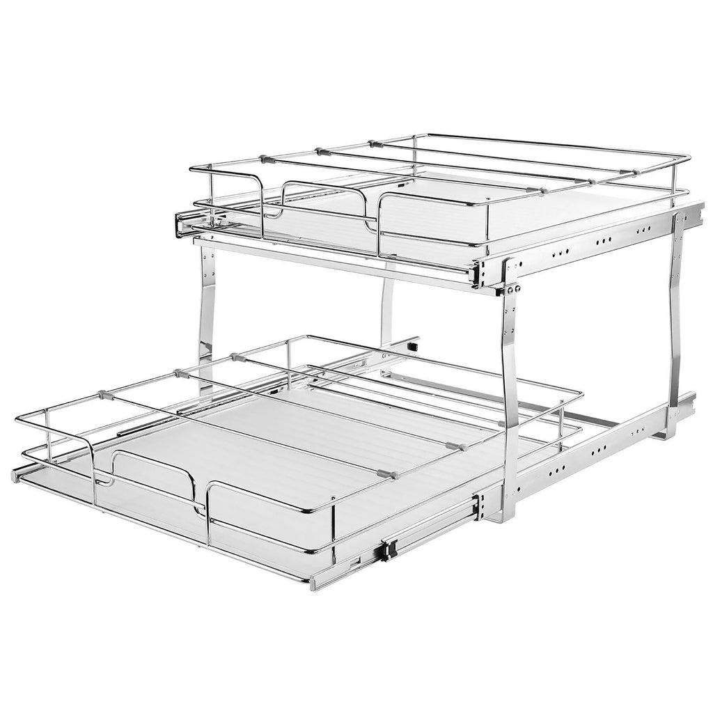 Chrome-Plated Steel Pull Out Cabinet Organizer G13754